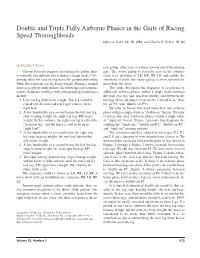Double and Triple Fully Airborne Phases in the Gaits of Racing Speed Thoroughbreds Jeffrey A