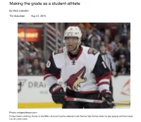 Making the Grade As a Student-Athlete | Education | Thesuburban.Com