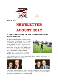 Newsletter August 2017