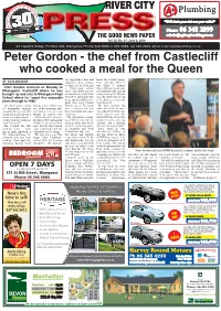Peter Gordon - the Chef from Castlecliff Who Cooked a Meal for the Queen