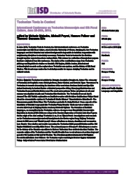 Tocharian Texts in Context