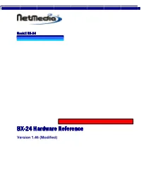 BX-24 Computer, Once You Have a Basicx Binary File and Preferences File, the Code Is Downloaded Into the 32 KB EEPROM