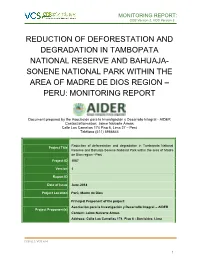 Monitoring Report 2018