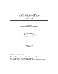 Sympathy and Science: Social Settlements and Museums Forging the Future Through a Usable Past