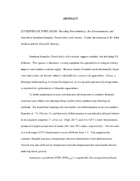 ABSTRACT LUCKENBACH, JOHN ADAM. Breeding Biotechnology