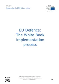 EU Defence: the White Book Implementation Process