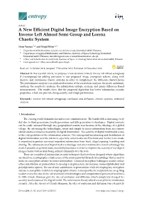 A New Efficient Digital Image Encryption Based on Inverse Left