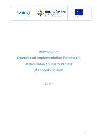 Operational Implementation Framework Metropolis of Lyon