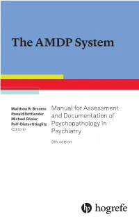The AMDP System