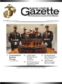 9 Commandant's Birthday Message
