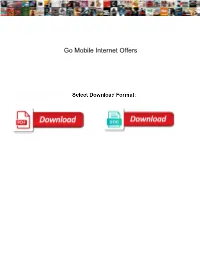 Go Mobile Internet Offers