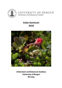 Index Seminum 2018