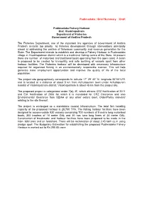 Pudimadaka : Brief Summary : Draft