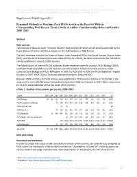 Supplemental Digital Appendix 1 Expanded Method for Matching