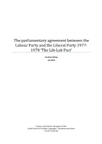 The Lib-Lab Pact’