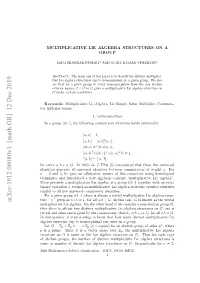 Arxiv:1912.06080V1 [Math.GR]