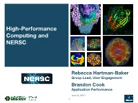 High-Performance Computing and NERSC