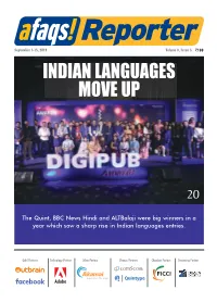 Indian Languages Move Up