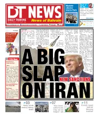 New Sanctions on - AFP Tehran Over Its Weapons Procurement Network