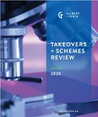 Takeovers + Schemes Review