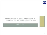 04 – Everything You Want to Know About Correlation but Were