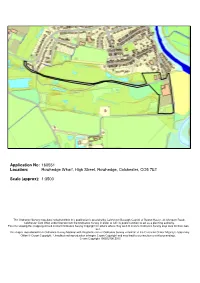 Application No: 160551 Location: Rowhedge Wharf, High Street, Rowhedge, Colchester, CO5 7ET Scale (Approx): 1:3500