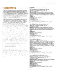 Mathematics 1