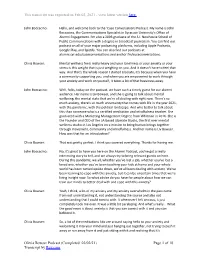 Olivia Bowser Transcript