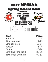 Spring Record Book Record Book