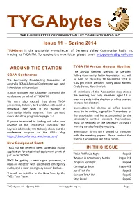Tygabytes Issue 11 – Spring 2014
