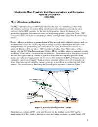Electra-Lite Mars Proximity Link Communications and Navigation Payload Description 04/06/2006