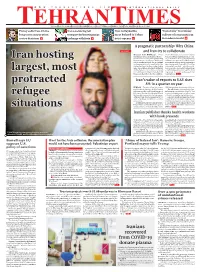 Iran Hosting Largest, Most Protracted Refugee Situations