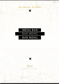 Menu Bar Bar Menu Bar Menü