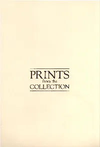 Prints from the Collection : Fine Arts Gallery