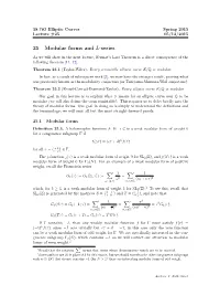 25 Modular Forms and L-Series