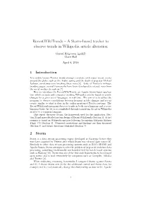 A Storm-Based Tracker to Observe Trends in Wikipedia Article Alteration