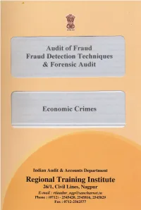 Audit of Fraud in Economic Crimes.Pdf