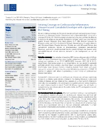 Cardiol Therapeutics Inc. | CRDL-TSX Initiating Coverage