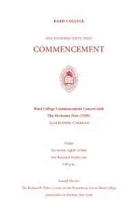 Concert Program