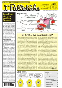 Is CD&V Het Noorden Kwijt?