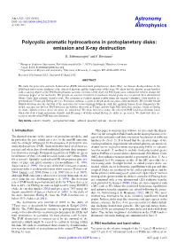 Polycyclic Aromatic Hydrocarbons in Protoplanetary Disks: Emission and X-Ray Destruction