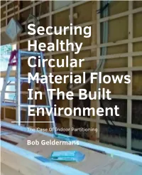 Securing Healthy Circular Material Flows in the Built