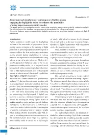 Semiempirical Simulation of Contemporary Fighter Planes