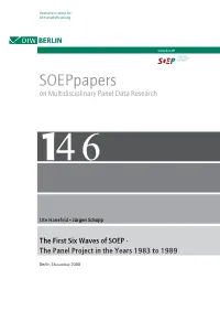 Soeppapers on Multidisciplinary Panel Data Research 146