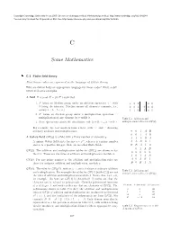 Some Mathematics