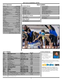 2017-18 Quick Facts Table of Contents 2017-18 Schedule