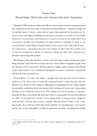 Chapter Three Howard Barker: the Freedom and Constraint of the Artist’S Imagination