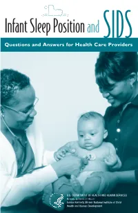 Infant Sleep Position and SIDS Questions and Answers for Health Care Providers