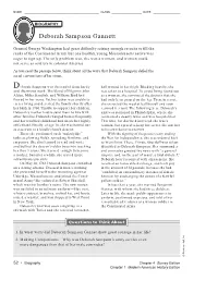 Biography Activity: Deborah Sampson Gannett
