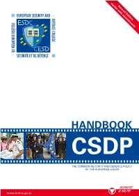 CSDP Handbook
